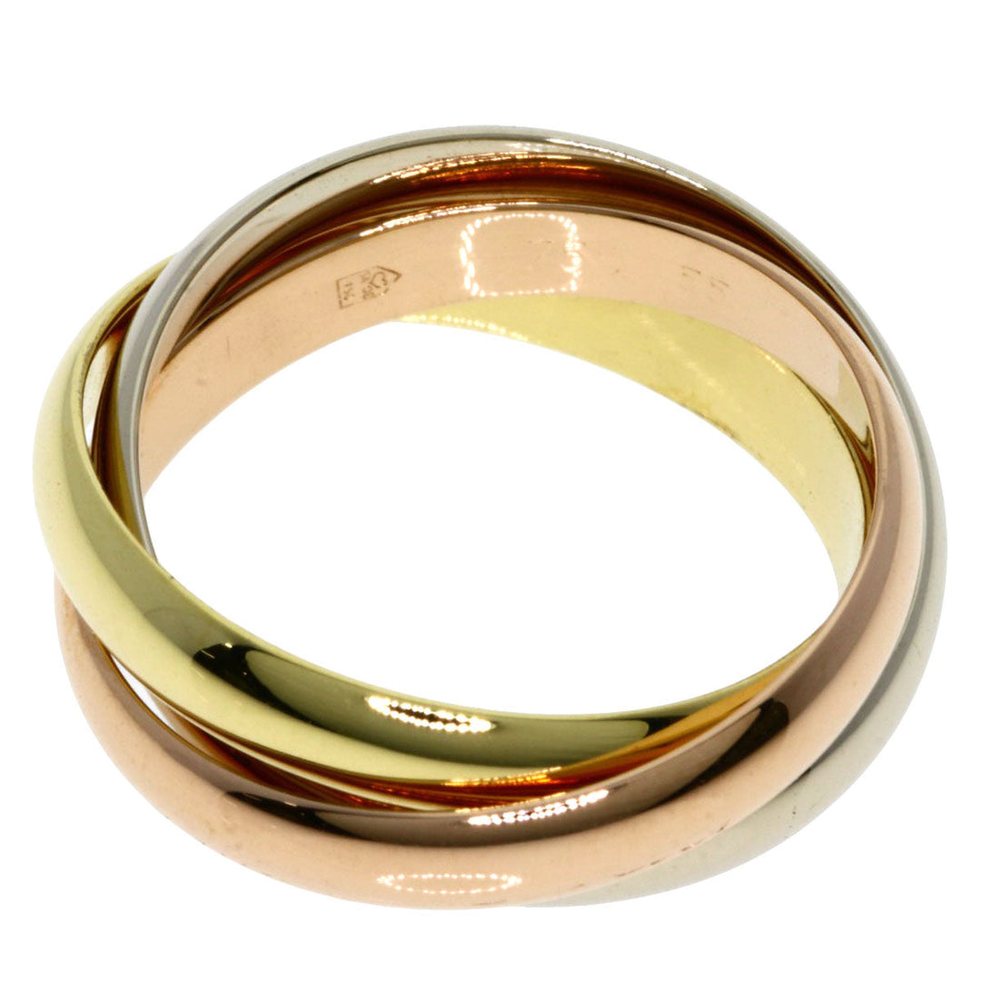 CARTIER Ring 18K Yellow Gold gold Trinity #55