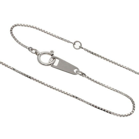 TASAKI Necklace PT850 Silver 2P diamond