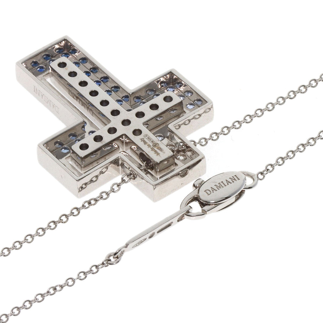 Damiani Necklace K18WG Silver Belle Epoque Iceberg M Sapphire Diamond