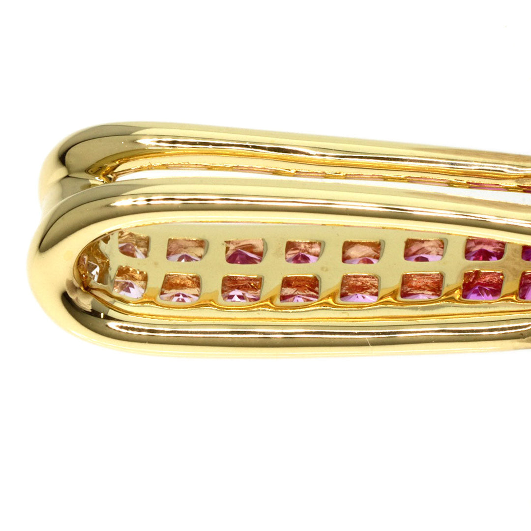 JUNE Necklace 18K Yellow Gold gold Pink sapphire diamond