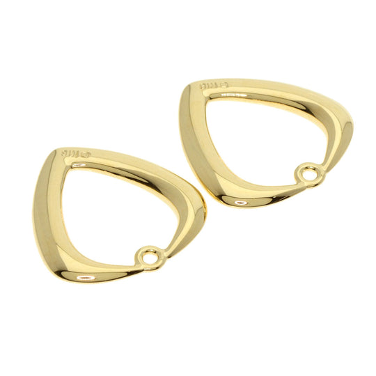 MIKIMOTO Earring 18K Yellow Gold gold Pearl Diamond Replacement TOP Set Women Used Authentic