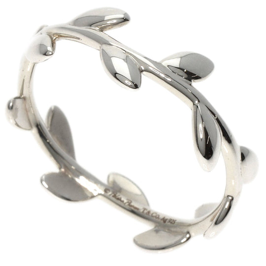 TIFFANY&Co. Ring SV Silver Olive leaf Women Used Authentic