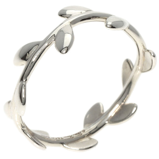 TIFFANY&Co. Ring SV Silver Olive leaf Women Used Authentic