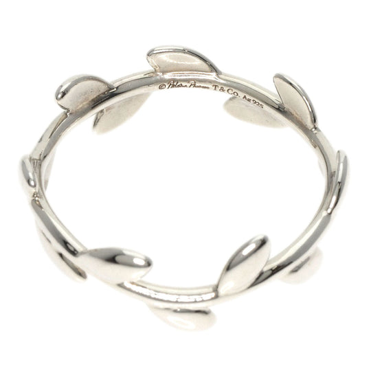 TIFFANY&Co. Ring SV Silver Olive leaf Women Used Authentic