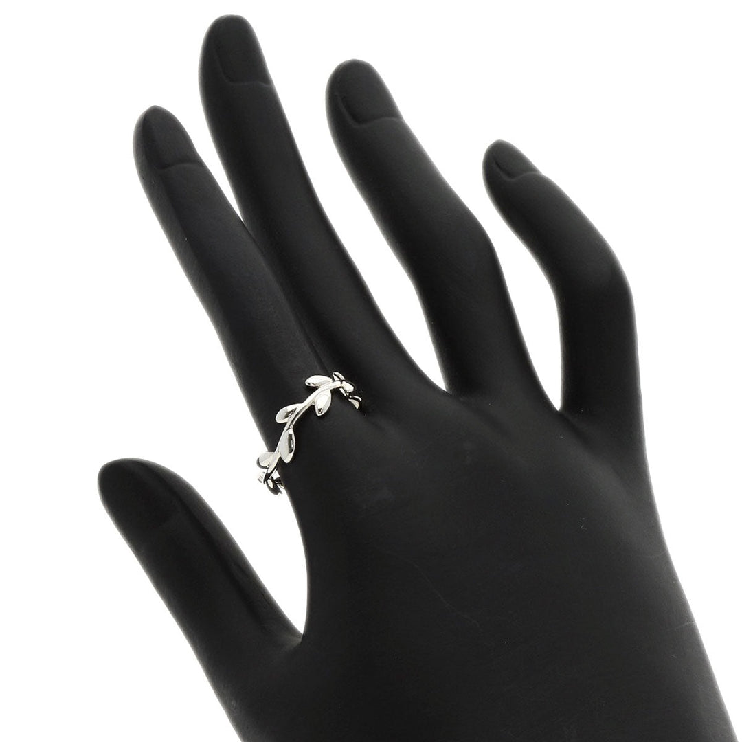 TIFFANY&Co. Ring SV Silver Olive leaf Women Used Authentic