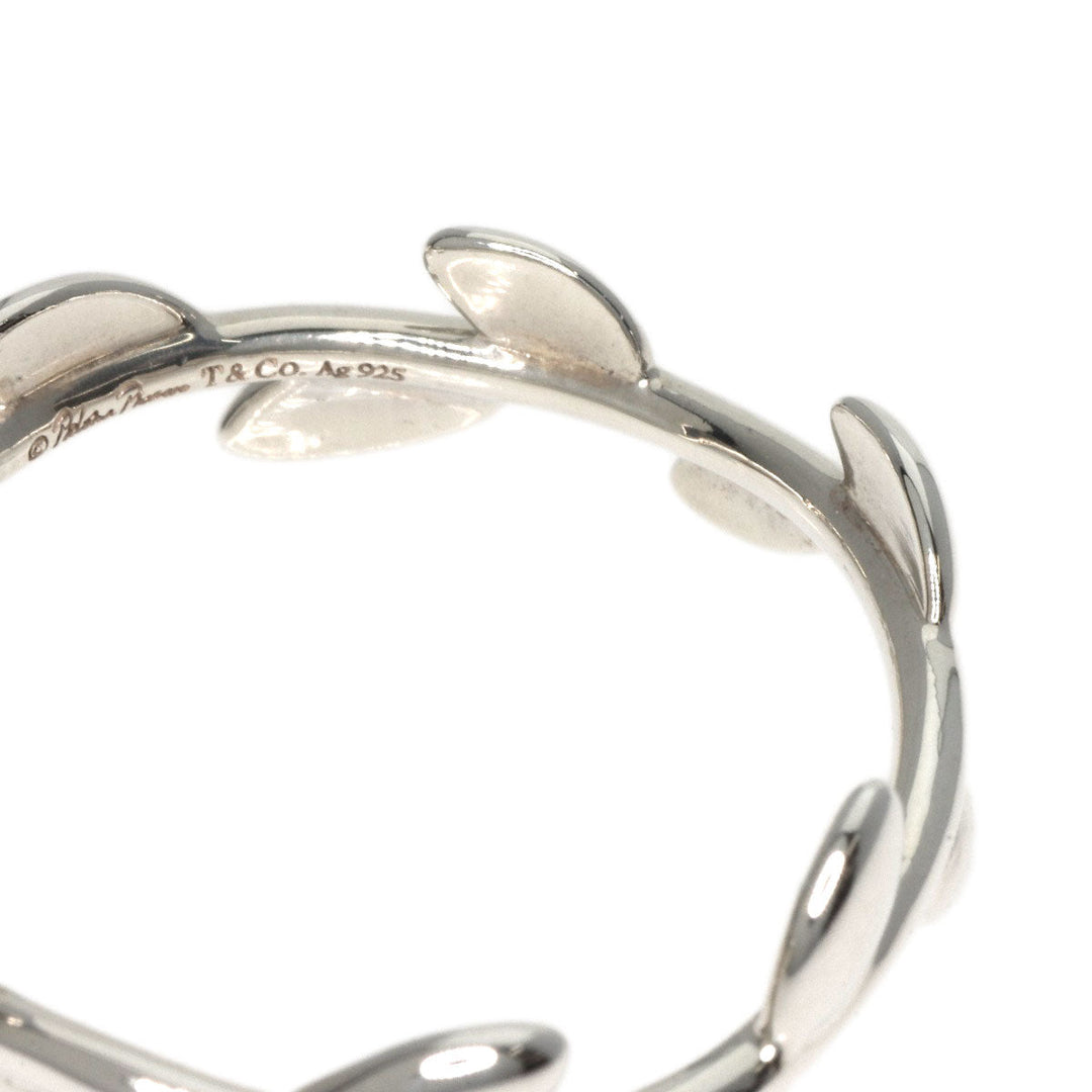 TIFFANY&Co. Ring SV Silver Olive leaf Women Used Authentic