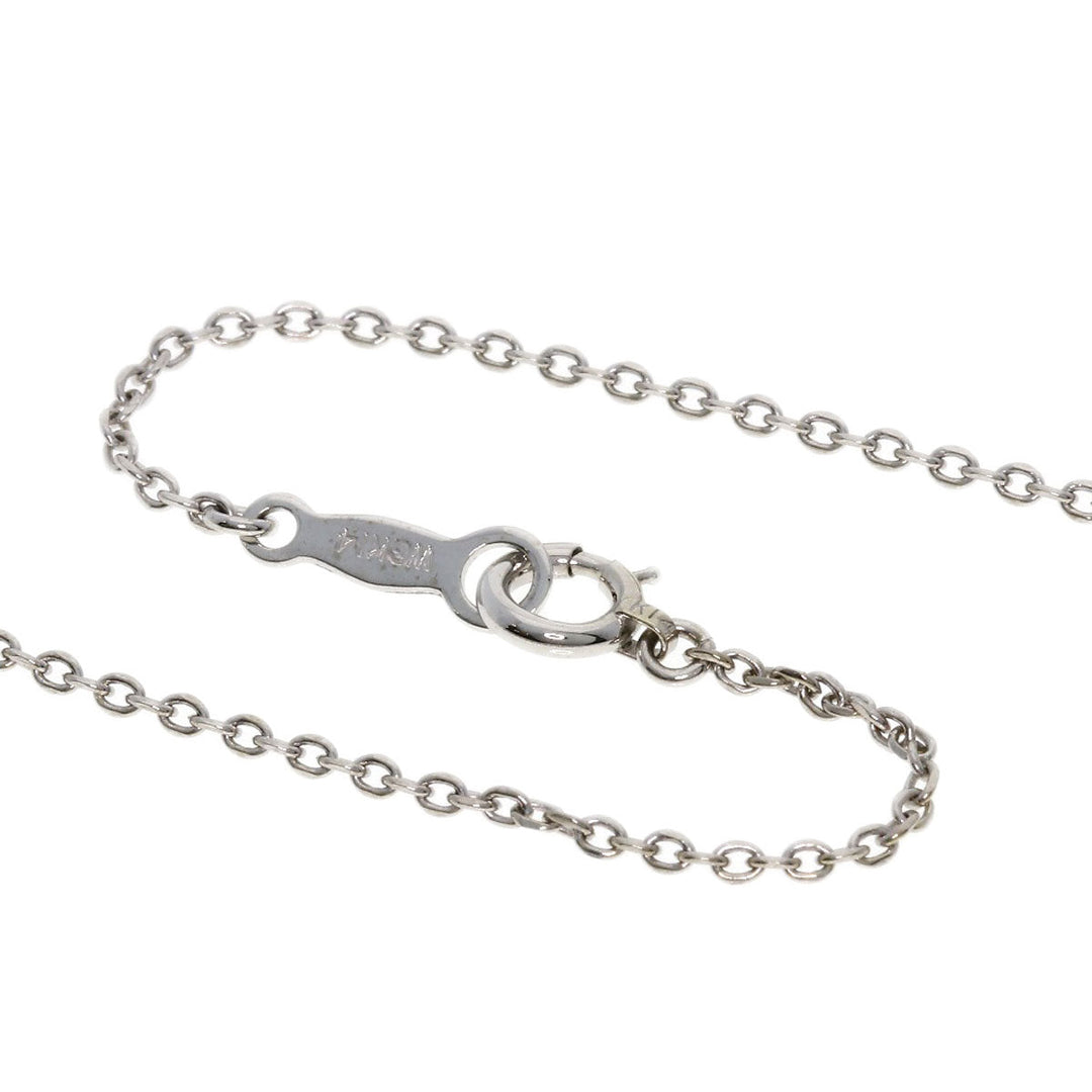 MIKIMOTO Necklace K14WG Silver Pearl