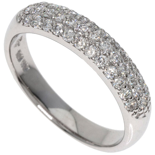Ponte Vecchio Ring K18WG Silver diamond