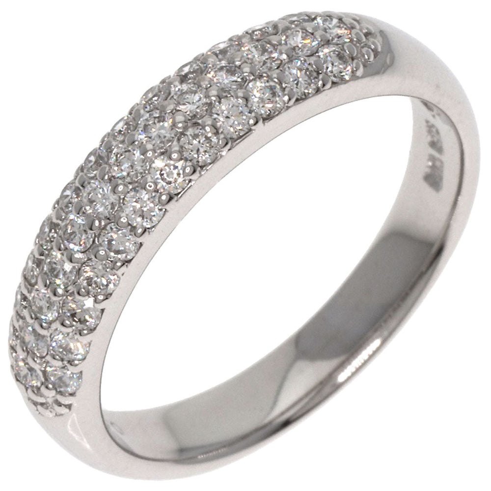 Ponte Vecchio Ring K18WG Silver diamond