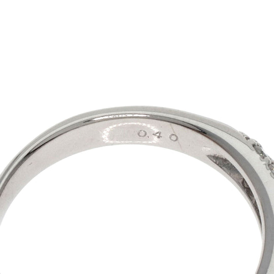 Ponte Vecchio Ring K18WG Silver diamond