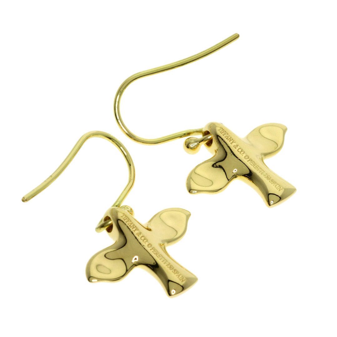 TIFFANY&Co. Pierce 18K Yellow Gold gold Bird cross