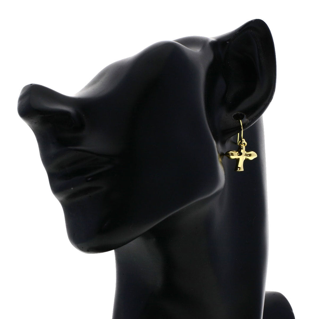 TIFFANY&Co. Pierce 18K Yellow Gold gold Bird cross