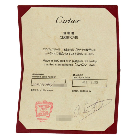CARTIER Ring K18WG Silver Date with Diamonds #48