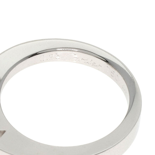 CARTIER Ring K18WG Silver Date with Diamonds #48