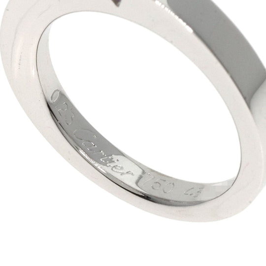 CARTIER Ring K18WG Silver Date with Diamonds #48