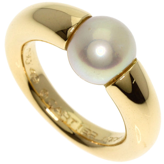 CARTIER Ring 18K Yellow Gold gold Perla Pearl #49