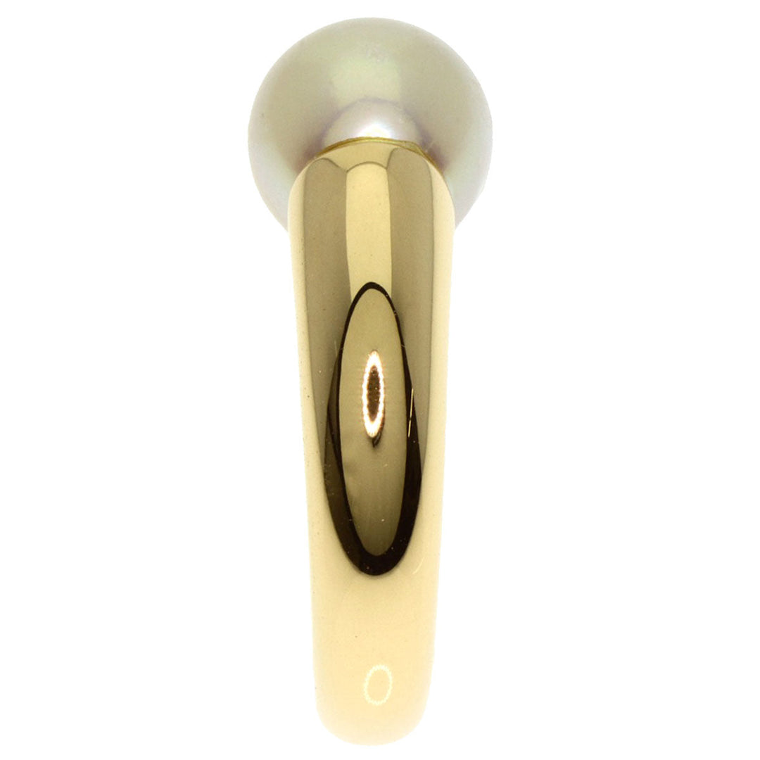 CARTIER Ring 18K Yellow Gold gold Perla Pearl #49