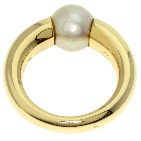 CARTIER Ring 18K Yellow Gold gold Perla Pearl #49