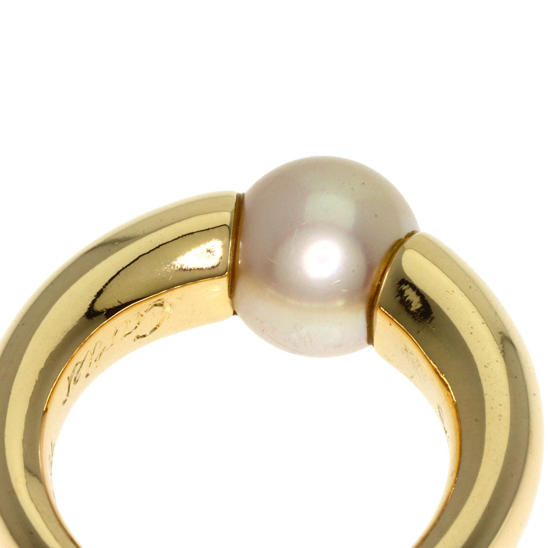 CARTIER Ring 18K Yellow Gold gold Perla Pearl #49