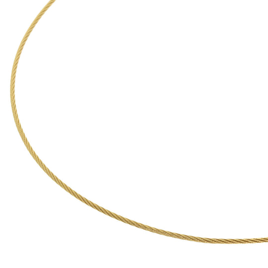 FRED Necklace 18K Yellow Gold gold Wire Omega Women Used Authentic