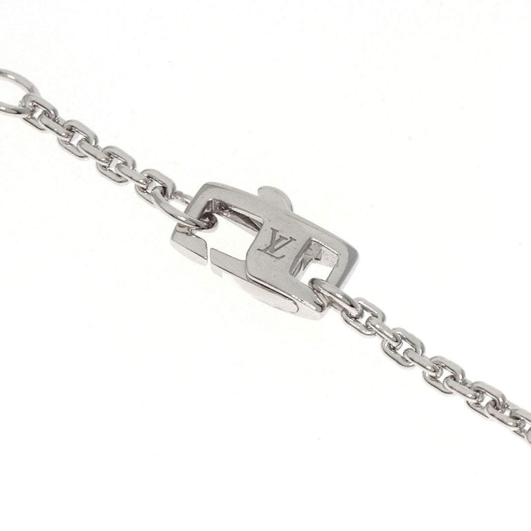 LOUIS VUITTON bracelet K18WG Silver Ideal Blossom Diamond LV Women Used Authentic