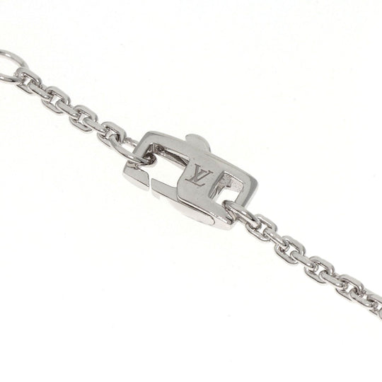 LOUIS VUITTON bracelet K18WG Silver Ideal Blossom Diamond LV Women Used Authentic
