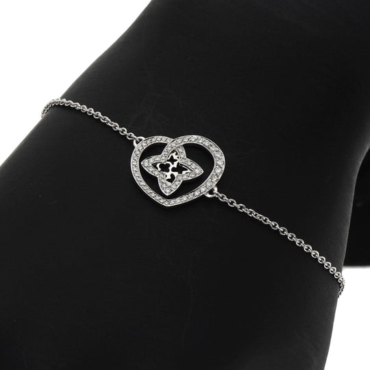 LOUIS VUITTON bracelet K18WG Silver Cool Heart Diamond Bracelet
