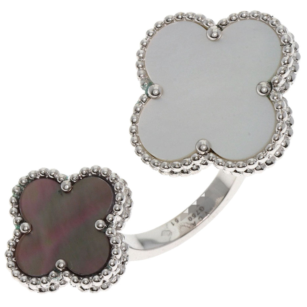 Van Cleef & Arpels Ring K18WG Silver Magic Alhambra Entree Les Doors #51
