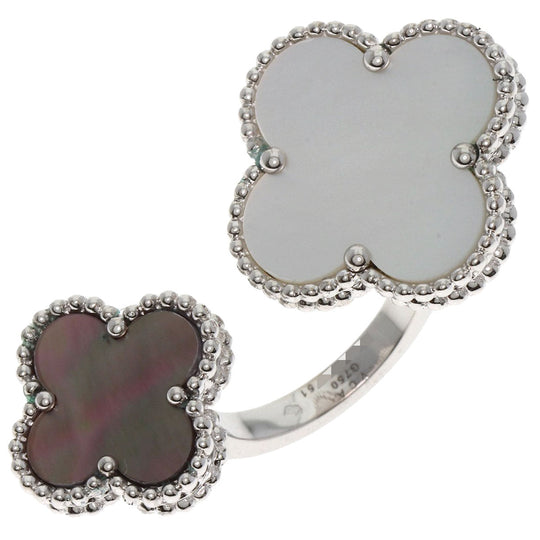 Van Cleef & Arpels Ring K18WG Silver Magic Alhambra Entree Les Doors #51