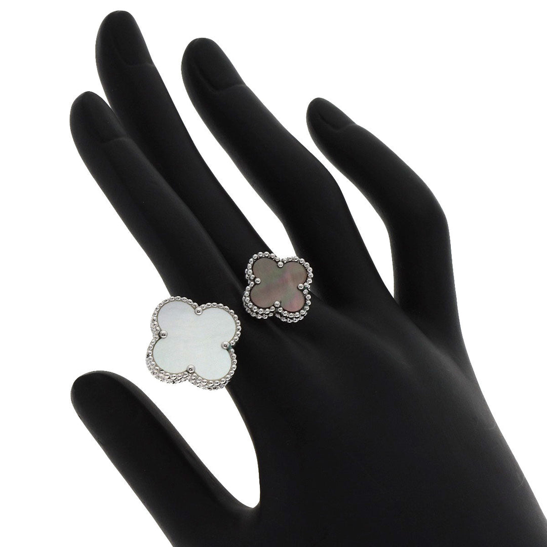 Van Cleef & Arpels Ring K18WG Silver Magic Alhambra Entree Les Doors #51