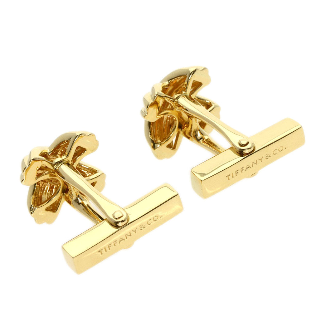 TIFFANY&Co. cuffs 18K Yellow Gold gold Signature mens Used Authentic