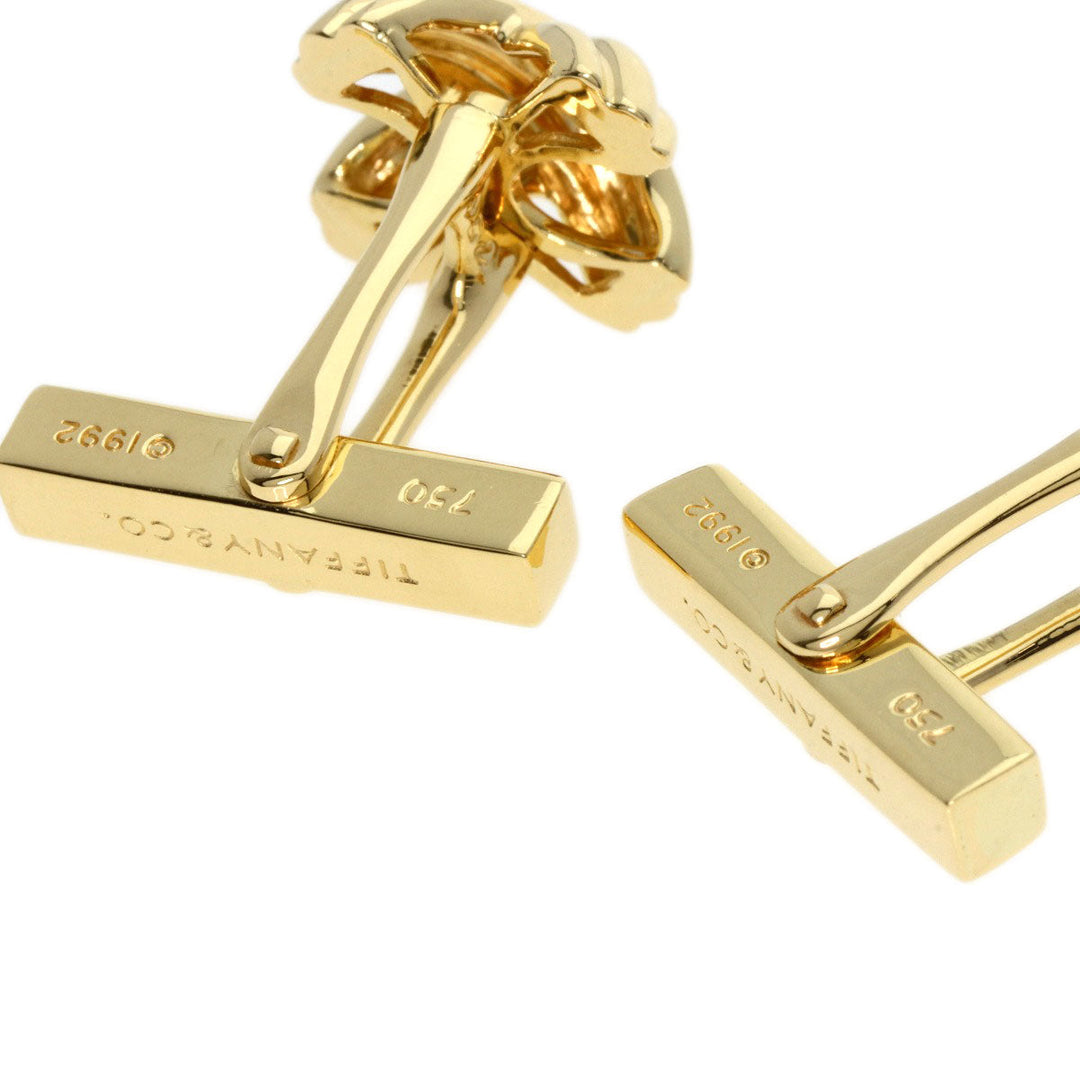 TIFFANY&Co. cuffs 18K Yellow Gold gold Signature mens Used Authentic