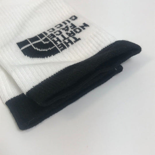 GUCCI socks 4G492 cotton white the north face north face collaboration mens M Used Authentic