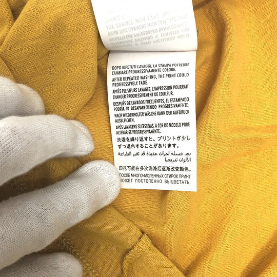 GUCCI Short sleeve T-shirt 616036 cotton yellow The north face collaboration THE NORTH FACE Collaboration Women XS Used Authentic