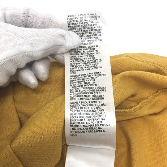 GUCCI Short sleeve T-shirt 616036 cotton yellow The north face collaboration THE NORTH FACE Collaboration Women XS Used Authentic