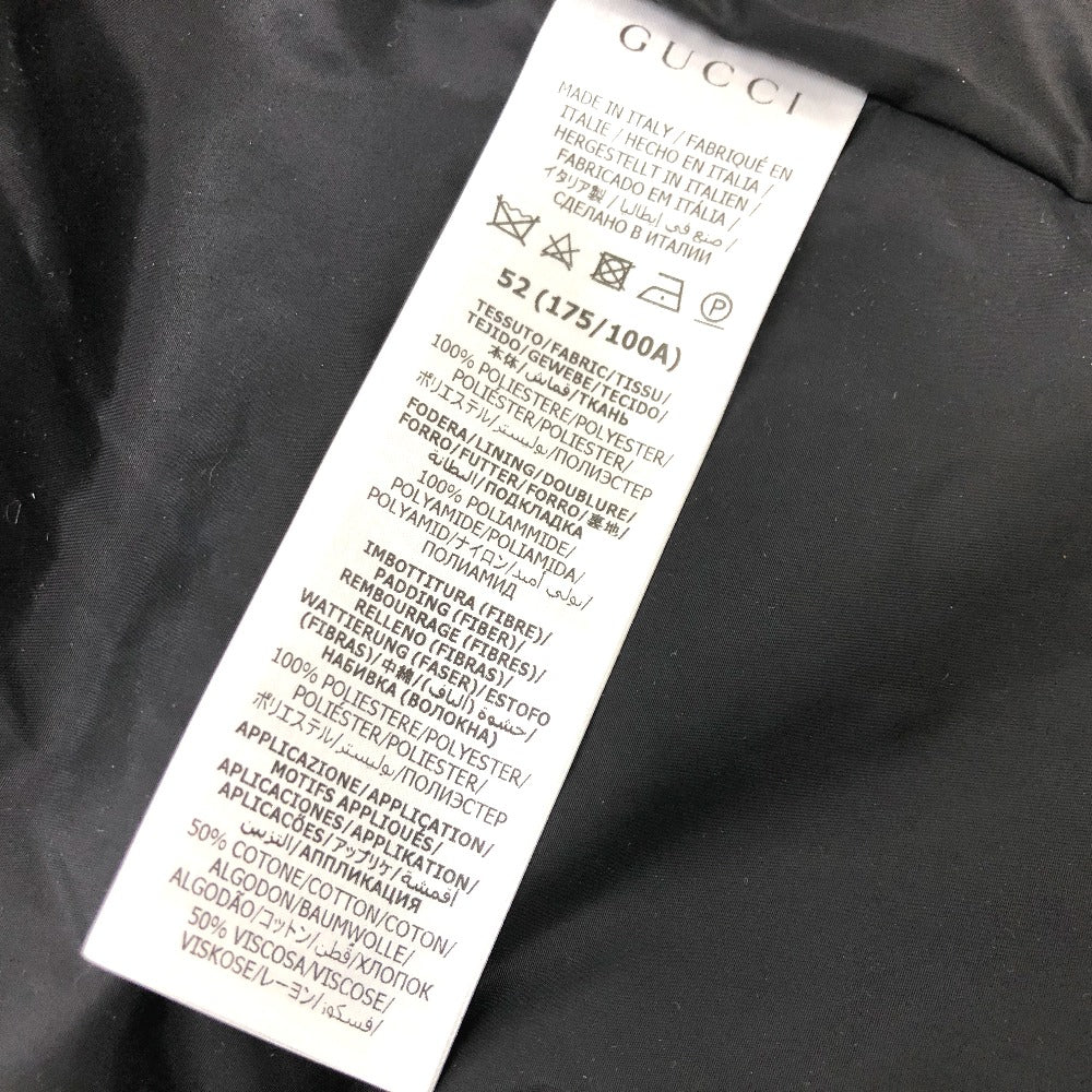 GUCCI Down jacket 722262 down multicolor Logo all-over pattern ZALAT mens 52 Used Authentic