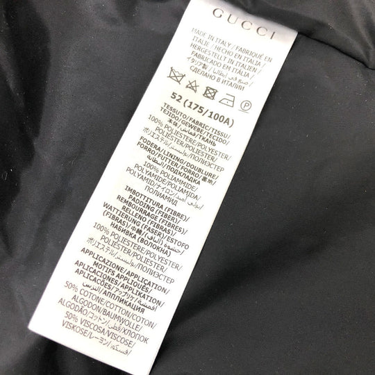 GUCCI Down jacket 722262 down multicolor Logo all-over pattern ZALAT mens 52 Used Authentic
