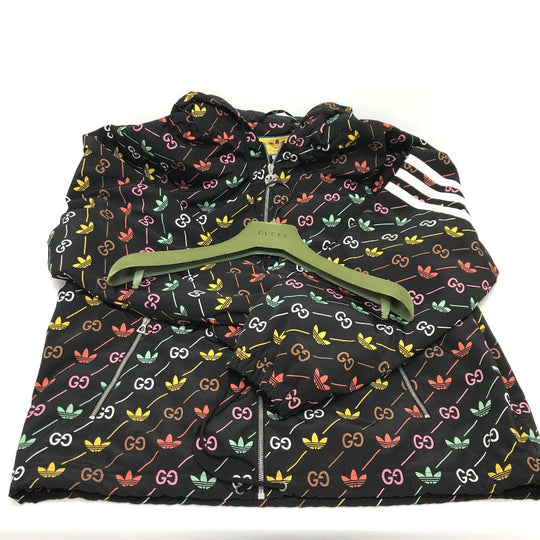 GUCCI Down jacket 722262 down multicolor Logo all-over pattern ZALAT mens 52 Used Authentic