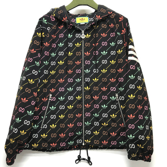 GUCCI Down jacket 722262 down multicolor Logo all-over pattern ZALAT mens 52 Used Authentic