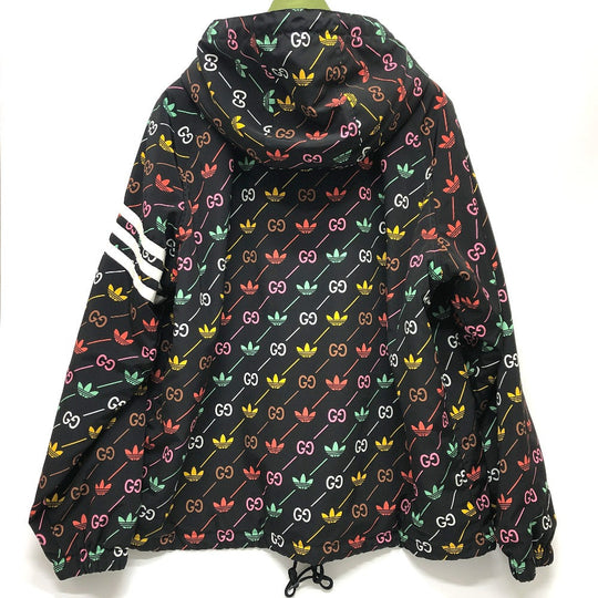 GUCCI Down jacket 722262 down multicolor Logo all-over pattern ZALAT mens 52 Used Authentic