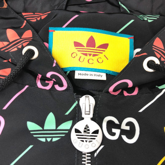 GUCCI Down jacket 722262 down multicolor Logo all-over pattern ZALAT mens 52 Used Authentic