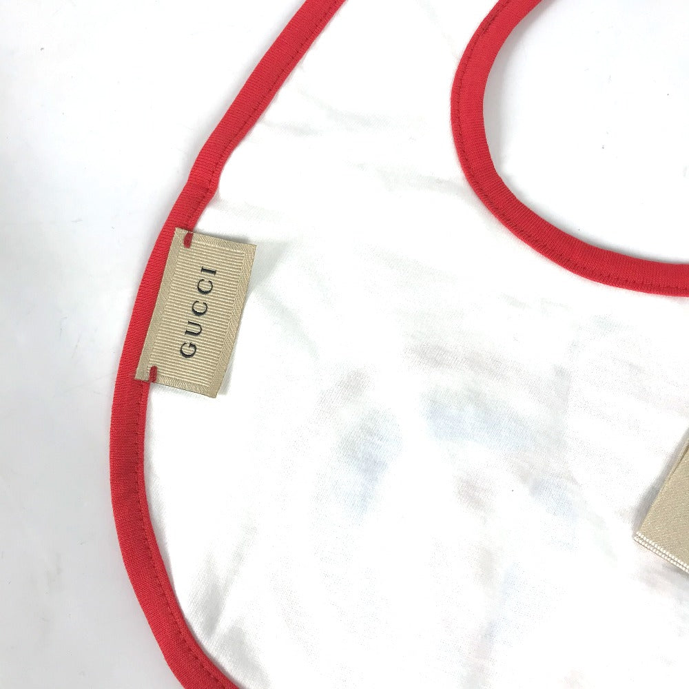 GUCCI Other fashion goods 666440 cotton white baby baby baby GG Apple Bib Bib Kids Used Authentic