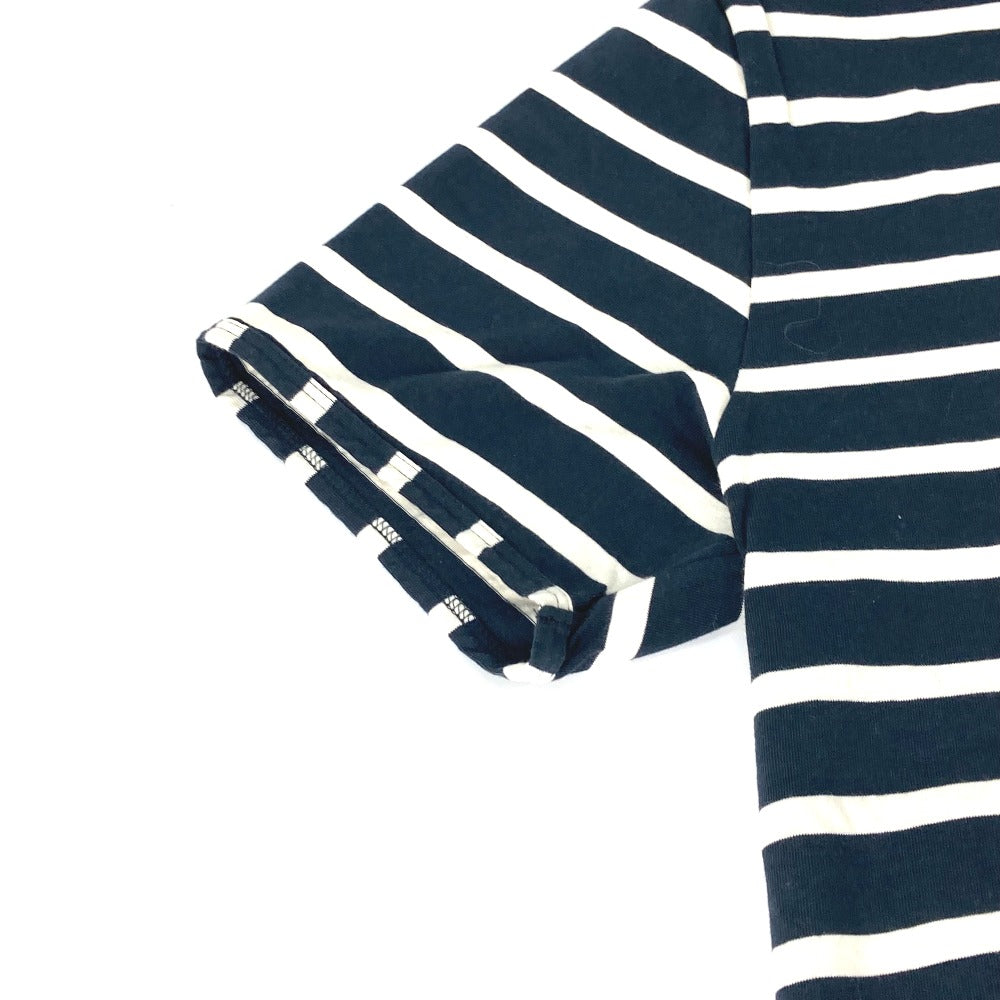 GUCCI Short sleeve T-shirt 574931 cotton Navy border mens S Used Authentic