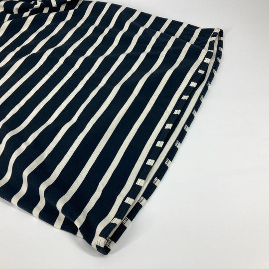 GUCCI Short sleeve T-shirt 574931 cotton Navy border mens S Used Authentic