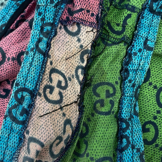 GUCCI Shorts polyester multicolor GG Rainbow Women Used Authentic