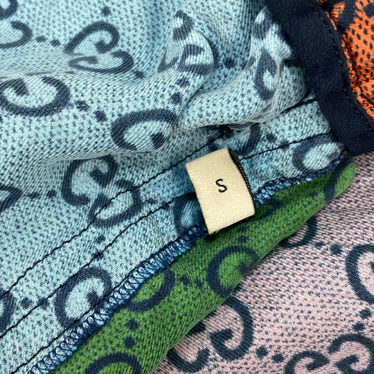 GUCCI Shorts polyester multicolor GG Rainbow Women Used Authentic