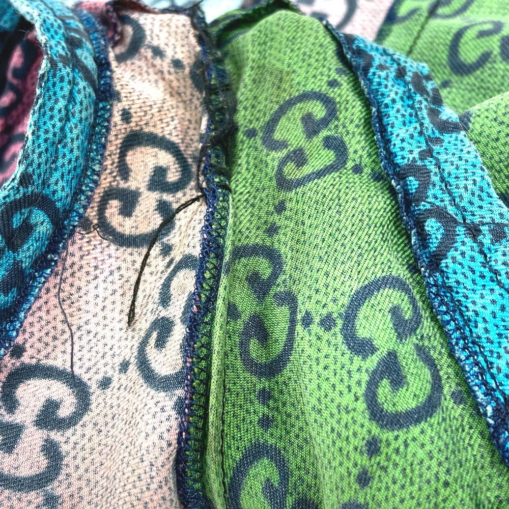 GUCCI Shorts polyester multicolor GG Rainbow Women Used Authentic
