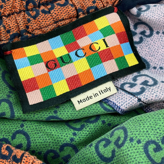 GUCCI Shorts polyester multicolor GG Rainbow Women Used Authentic