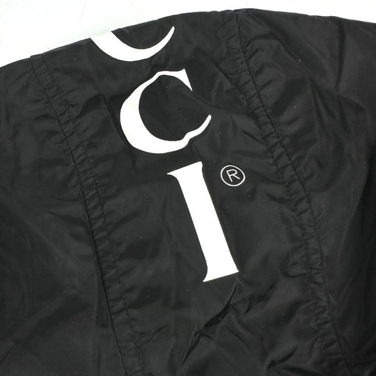 GUCCI poncho 626382 polyamide black Hoodie logo Women M Used Authentic