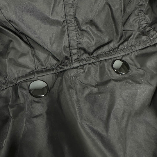 GUCCI poncho 626382 polyamide black Hoodie logo Women M Used Authentic